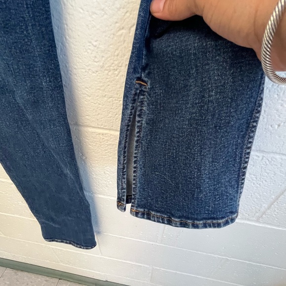 Zara Straight Leg‎ Jeans with Side Splits Sz. 6 - Picture 9 of 10